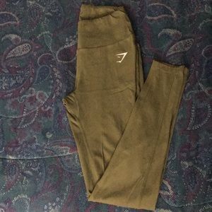 Gymshark Khaki (green/olive) Aspire Leggings